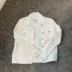 Old Navy White Jean Jacket